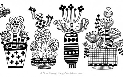 Flora Chang: Happy doodle land