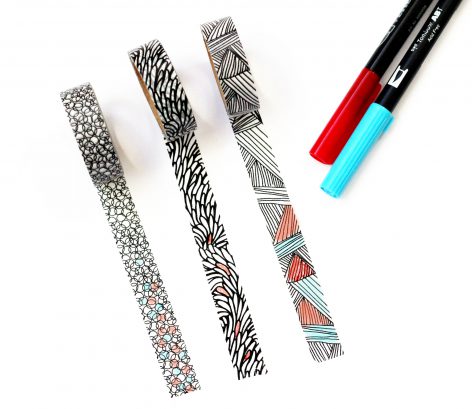 coloring washi tape