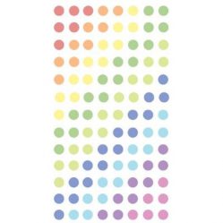pastel dots sticker- pegatinas para planner